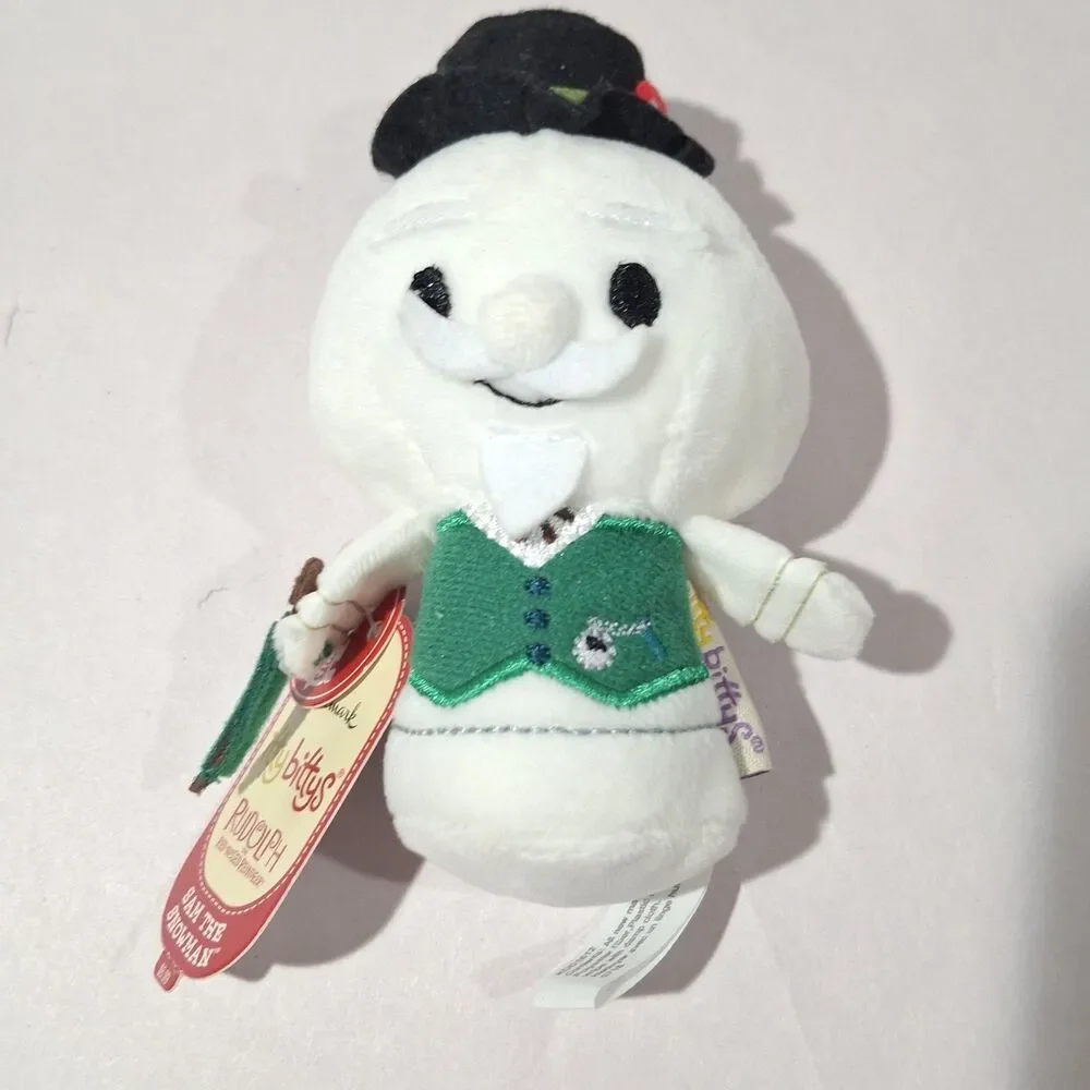 Hallmark Itty Bittys Sam The Snowman Rudolph The Red Nosed Reindeer Mini Plush